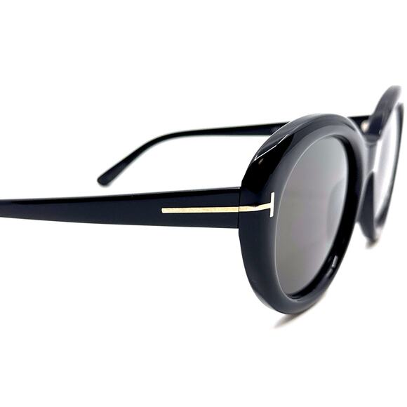 New, TOM FORD Lily-02 Sunglasses TF1009 01A Authentic - Picture 6 of 12